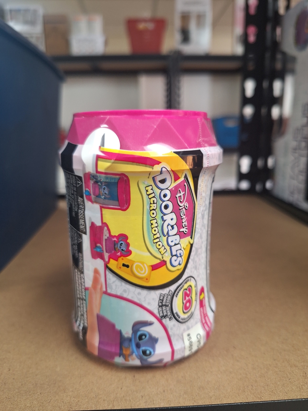 Disney Doorables Micro Mall Collectible Canister in Pink